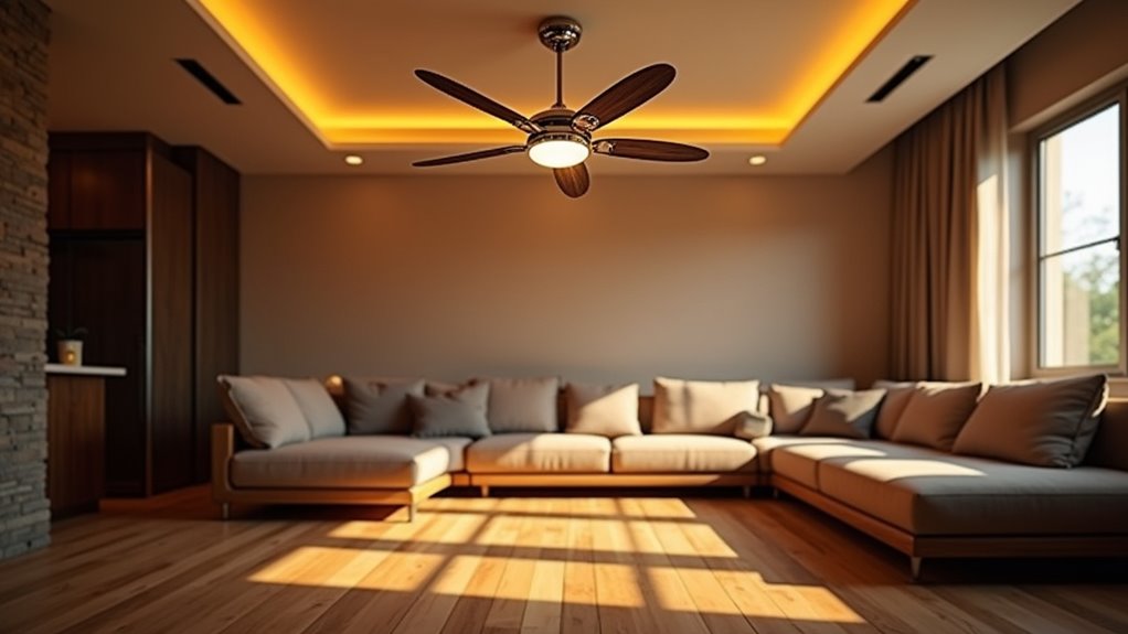 stylish smart led ceiling fans