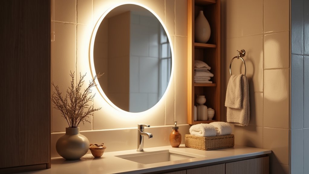 stylish touch control mirror
