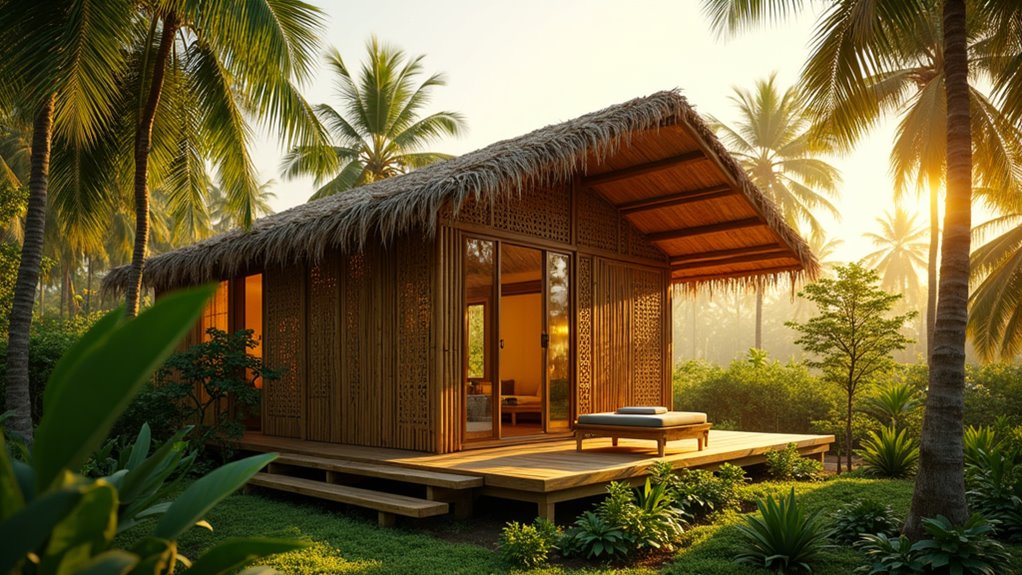 sustainable bamboo nipa homes