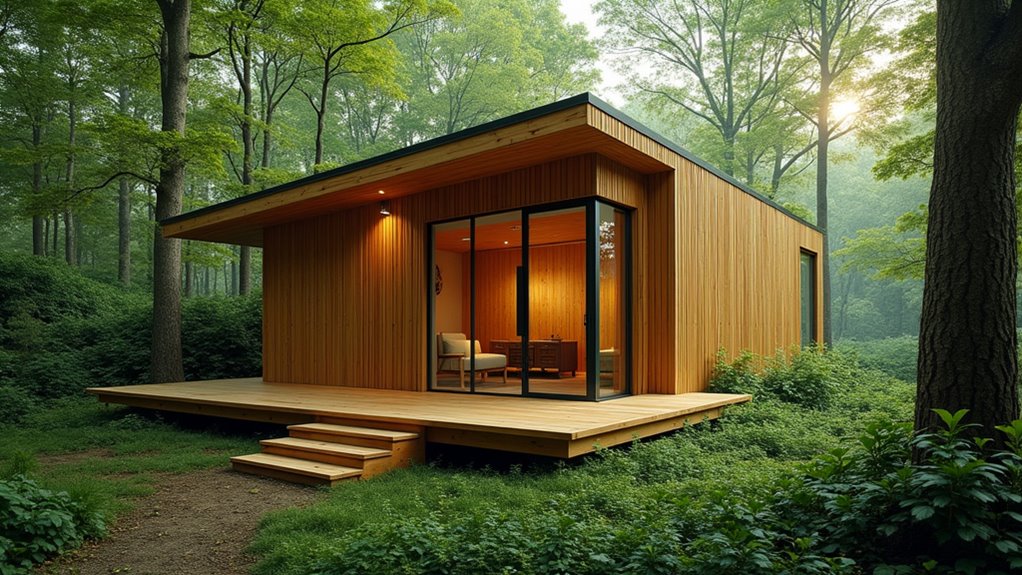 sustainable minimalist eco cabins
