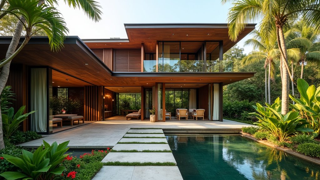 sustainable modern tropical design