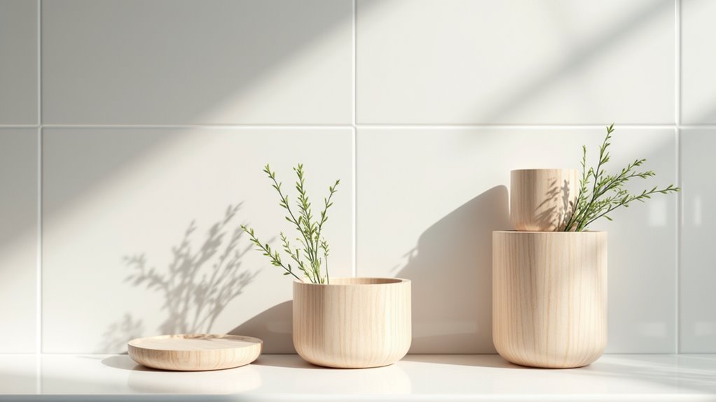 sustainable stylish bathroom storage