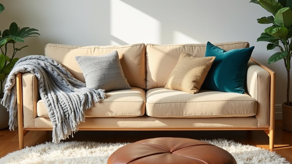 textural layered room decor
