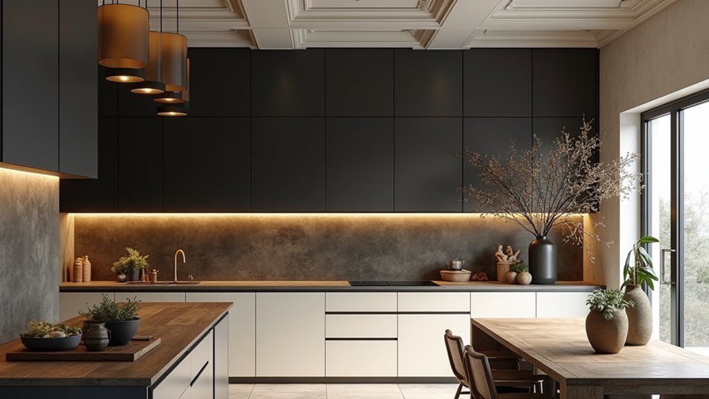 textured surfaces enhance kitchens