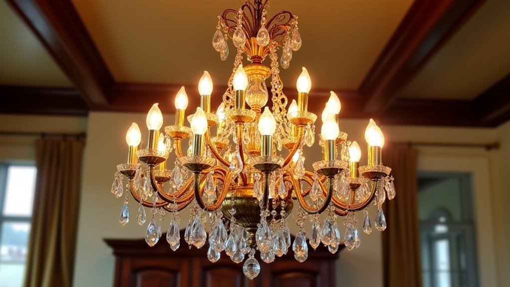 timeless luxury gold chandeliers