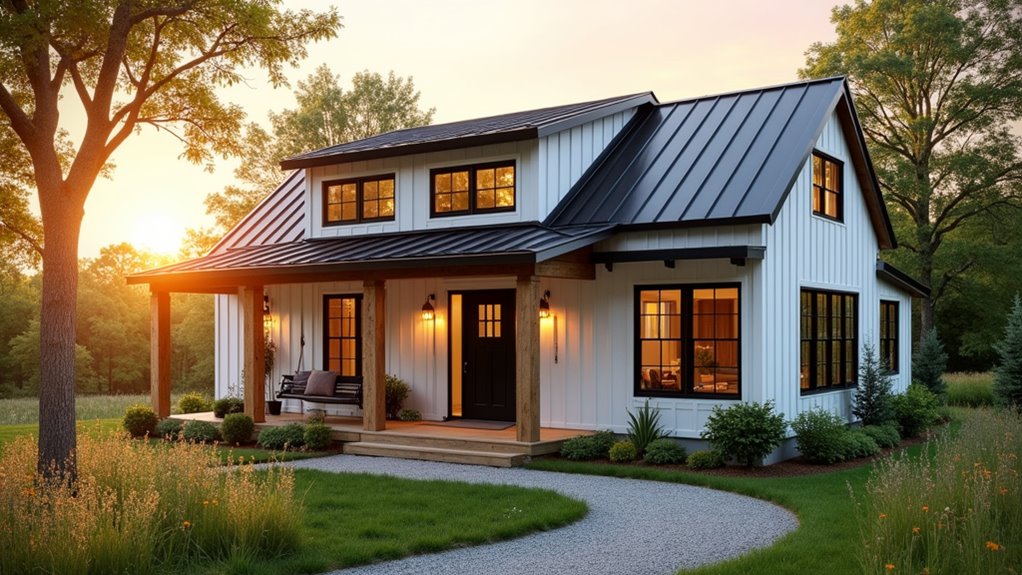 timeless rustic modernity blend