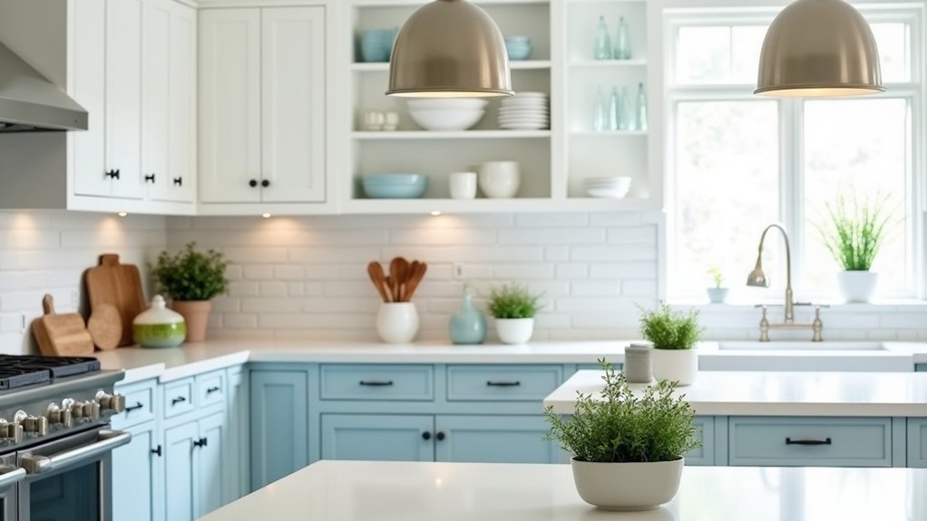 timeless white and blue elegance