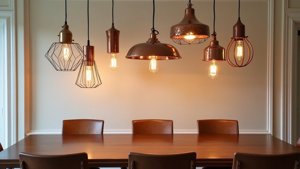 top copper light fixtures