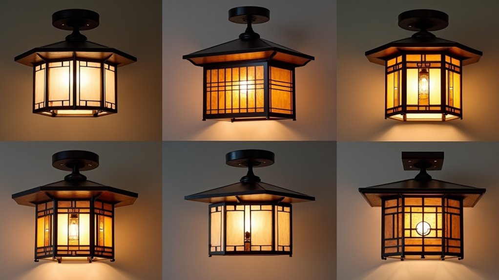top craftsman dining lights