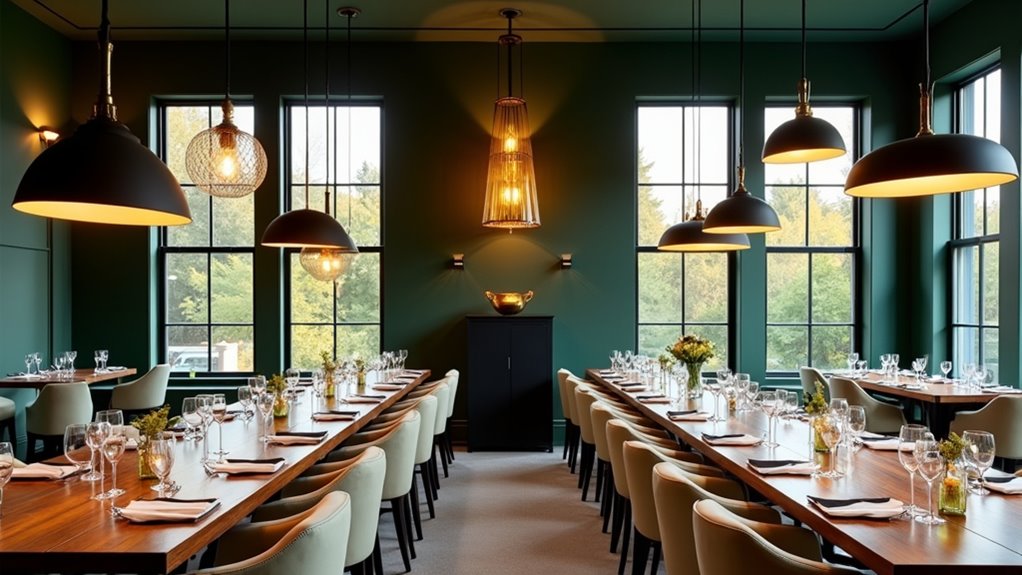 top dining room lighting