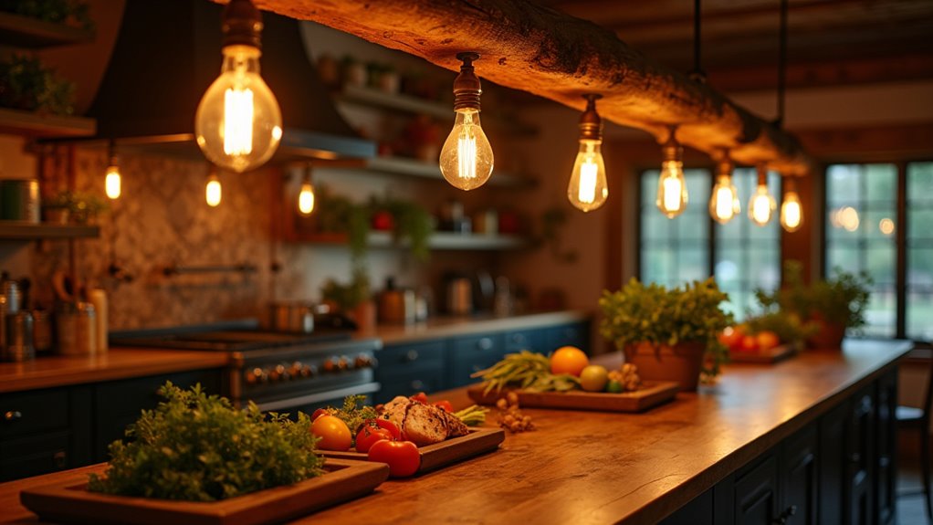 traditional warm dimmable lighting