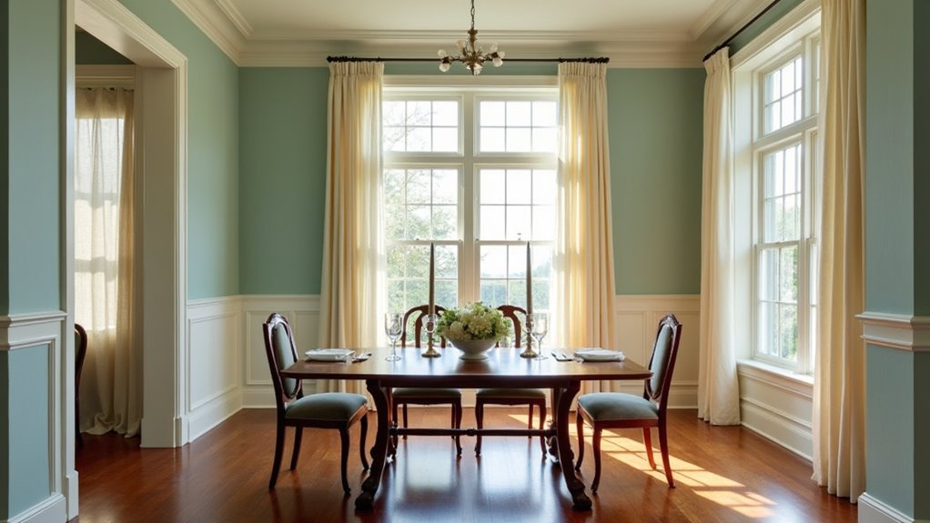 tranquil blue green sophistication