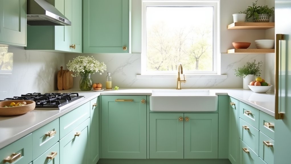 tranquil coastal kitchen vibe
