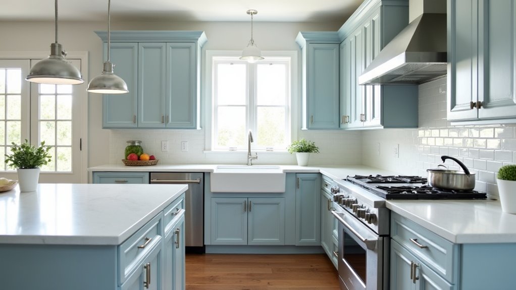 tranquil soft blue hue