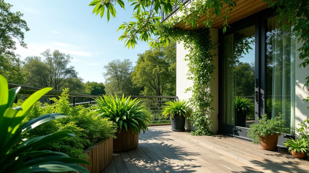 urban balcony green oasis