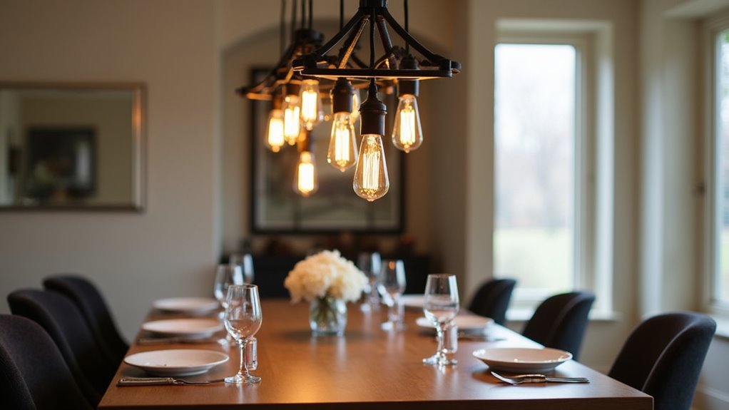 utilitarian chandelier with elegance