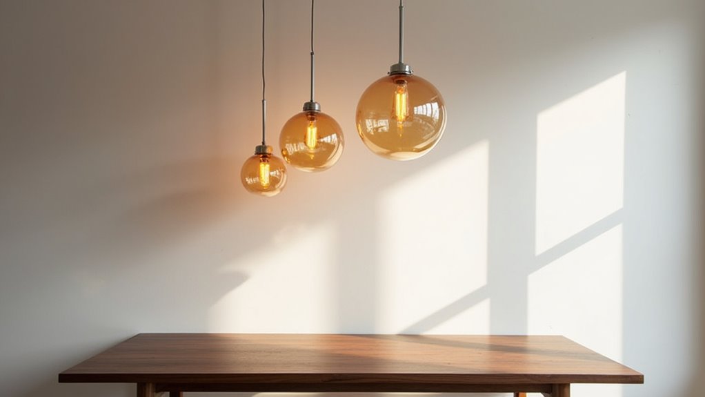 versatile adjustable orb pendant