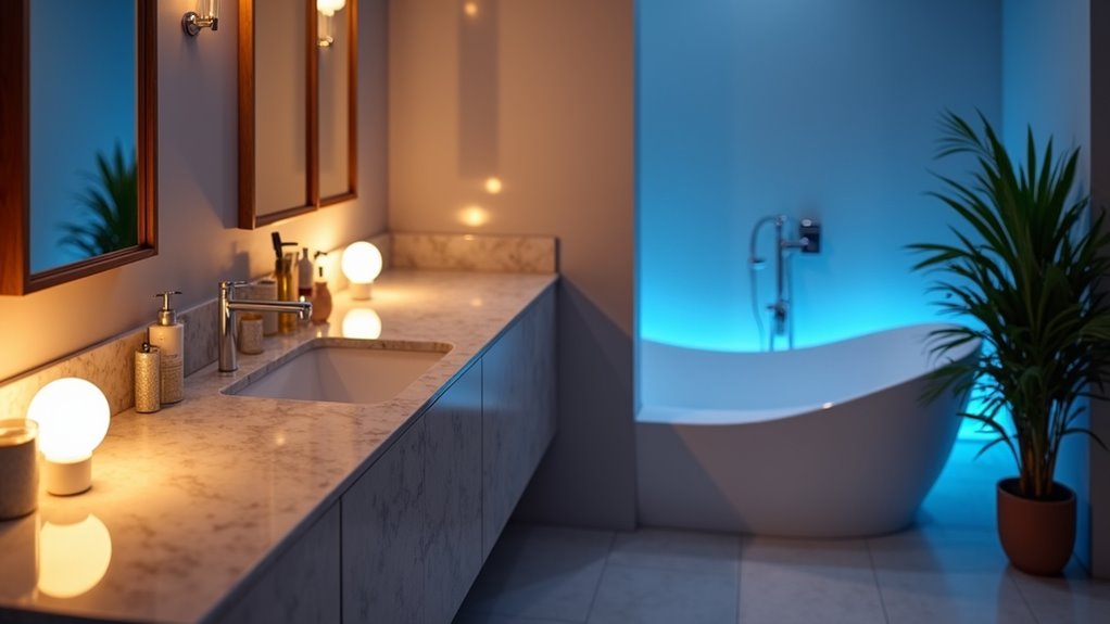 versatile smart bathroom lighting
