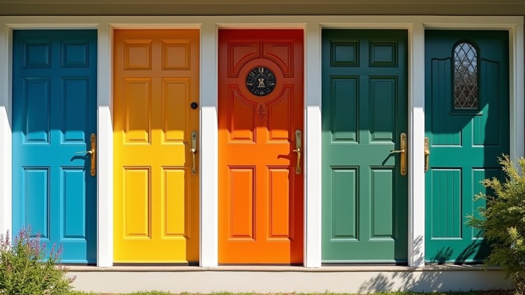 vibrant colors for entryways