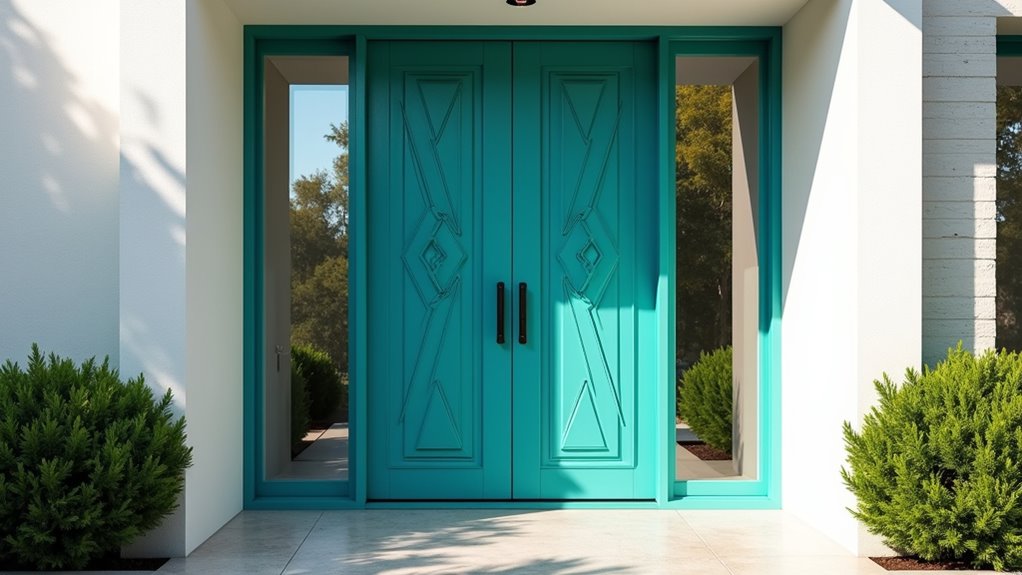 vibrant custom pivot doors