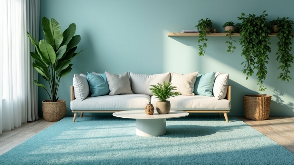 vibrant greenery enhances tranquility