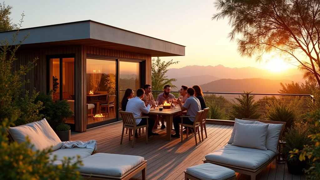 vibrant rooftop entertainment spaces