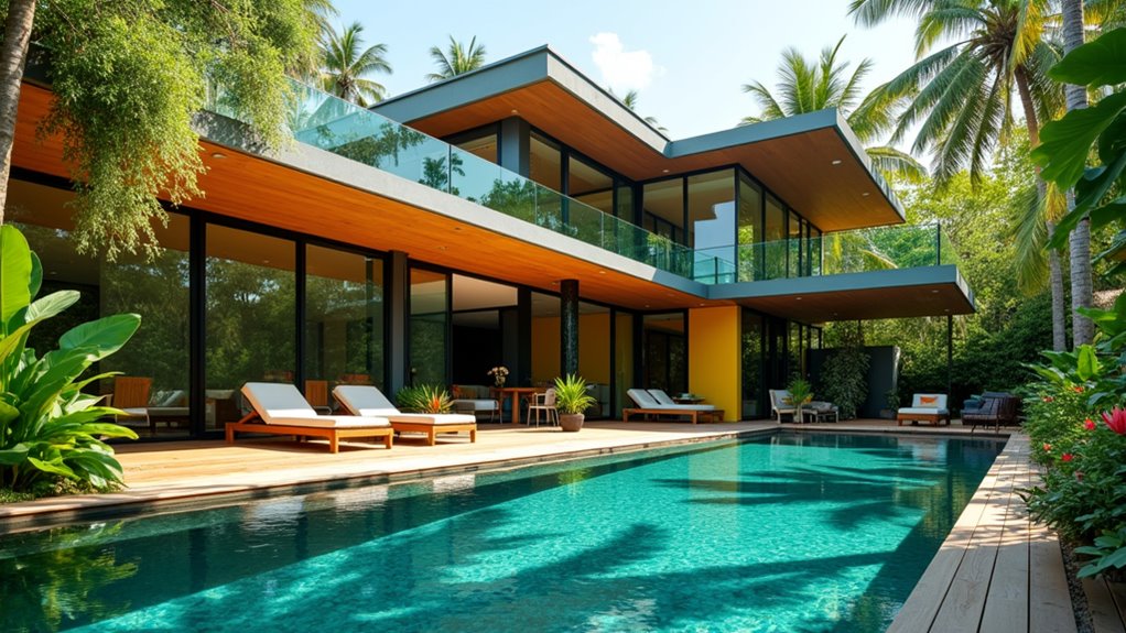 vibrant tropical color balance