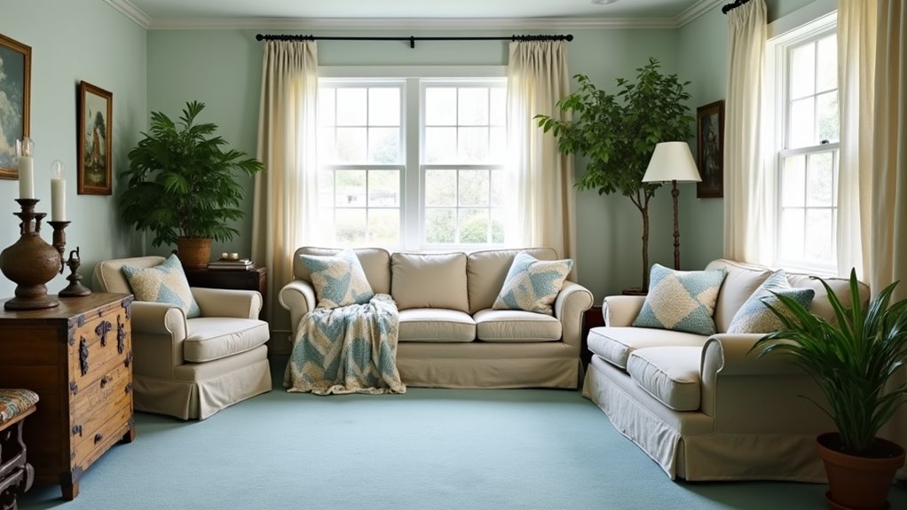 vintage rustic living room charm