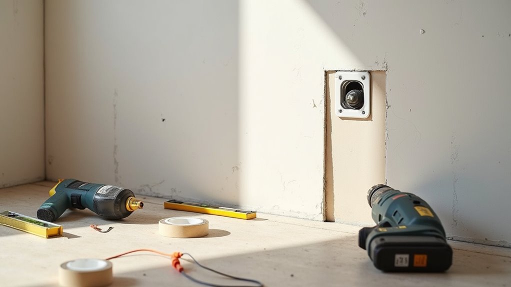 wall preparation and tools