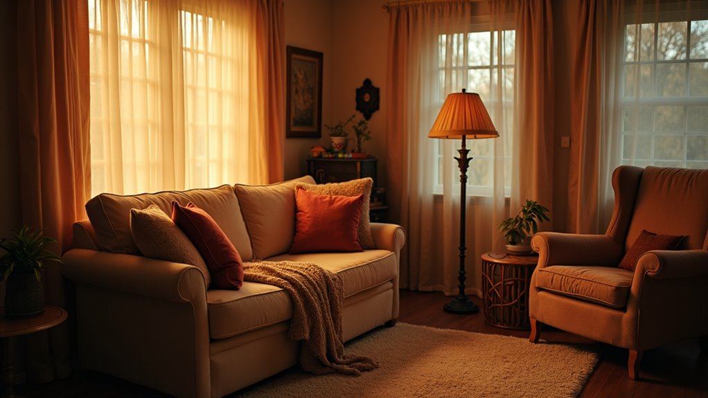 warm ambiance light selection