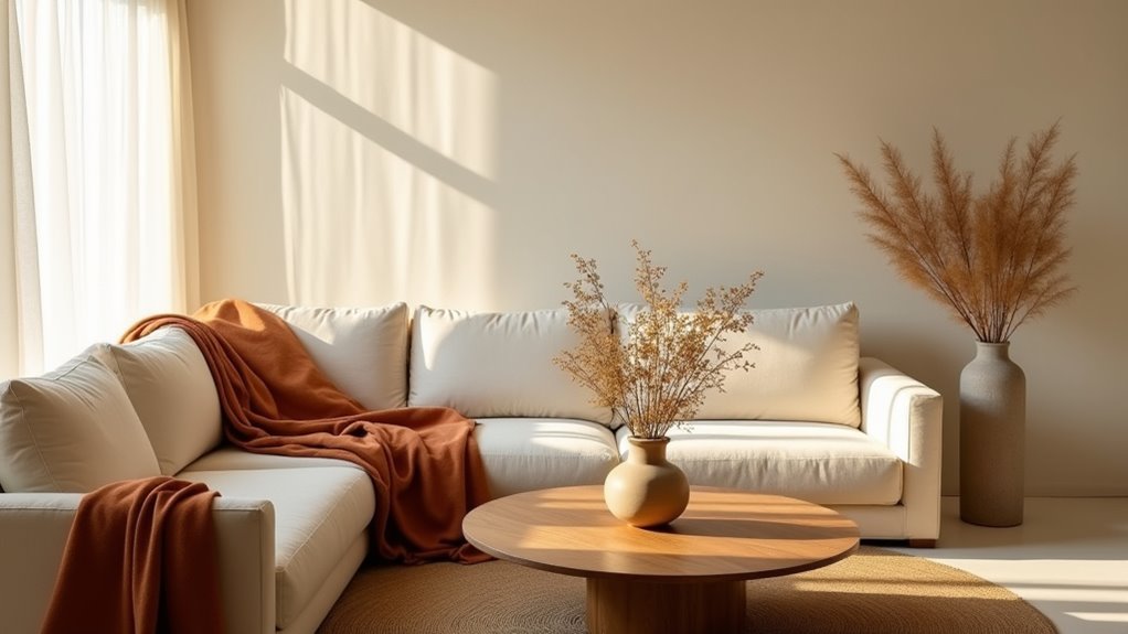 warm minimalist layered neutrals