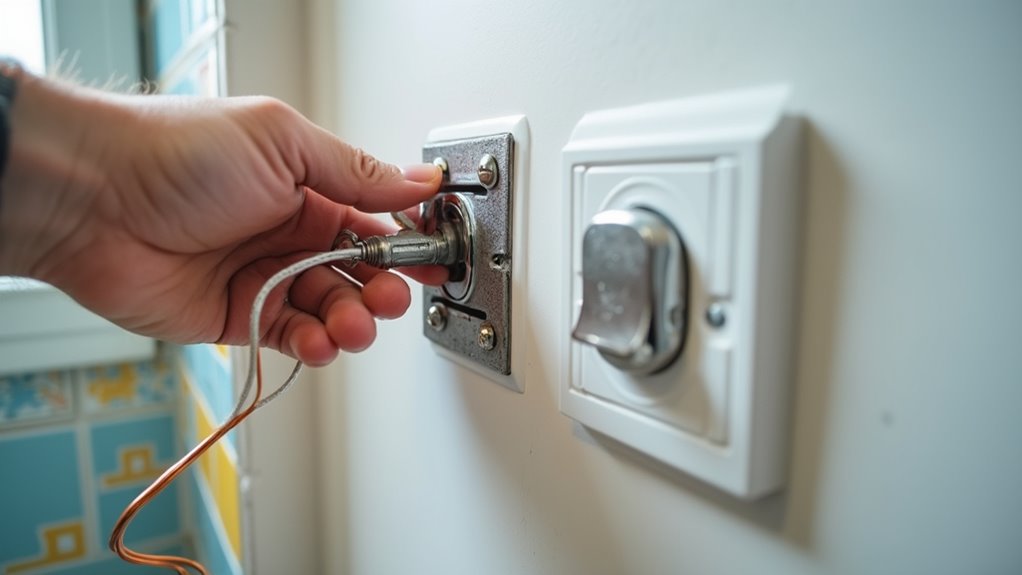 wire bathroom fan switch