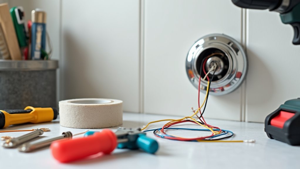 wiring bathroom fan light