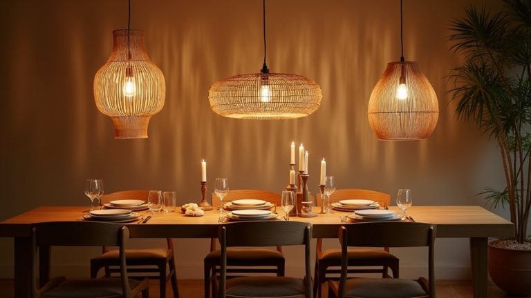 Top 3 Bamboo Dining Room Lights for a Natural Glow
