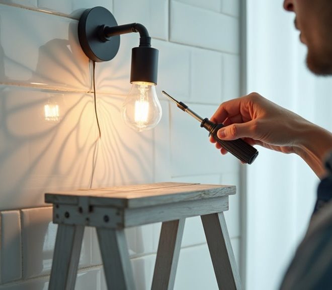 How to Fix a Bathroom Light Flashing On and Off