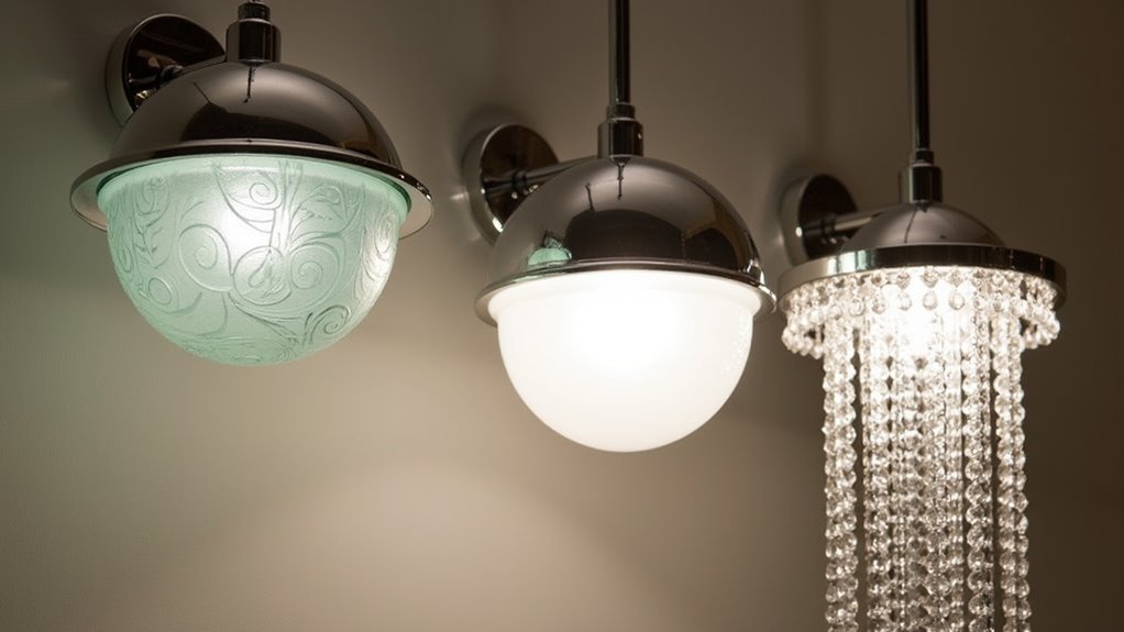 bathroom shower light covers
