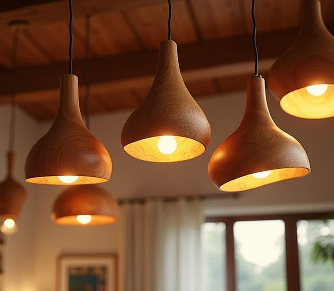 5 Stunning Wooden Ceiling Lights for Your Living Room