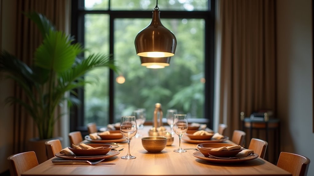 dining room light selection