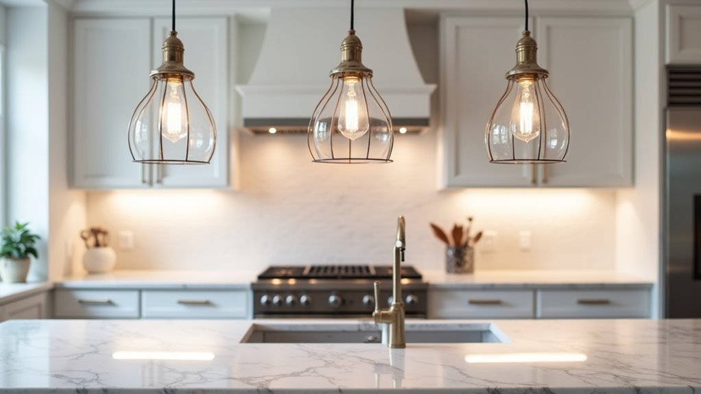 ideal pendant light placement