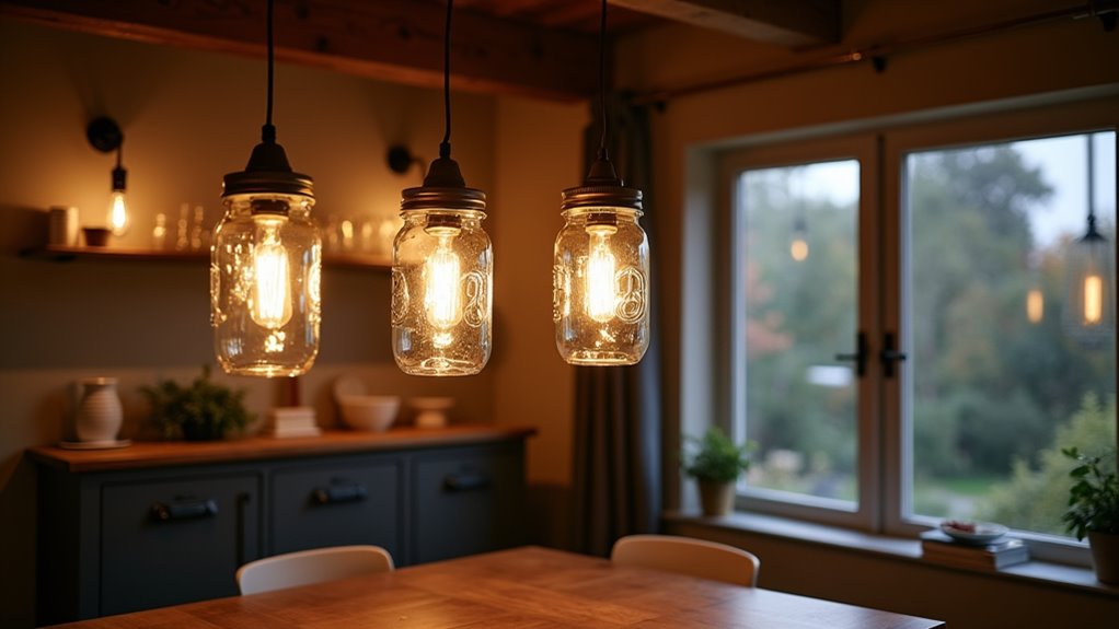mason jar light fixtures