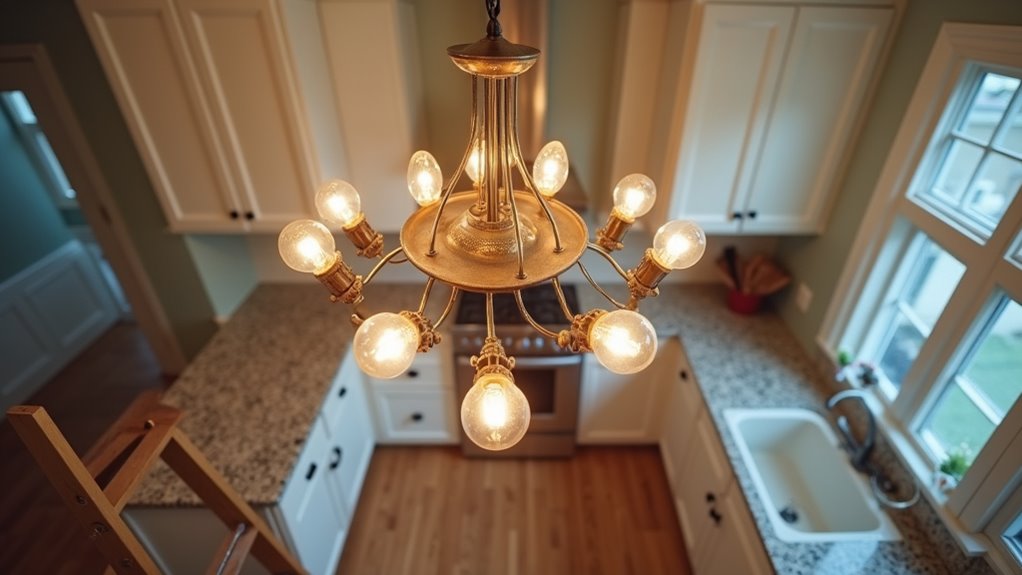 replace kitchen ceiling fixture