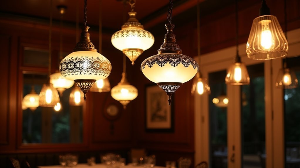 vintage pendant lights collection
